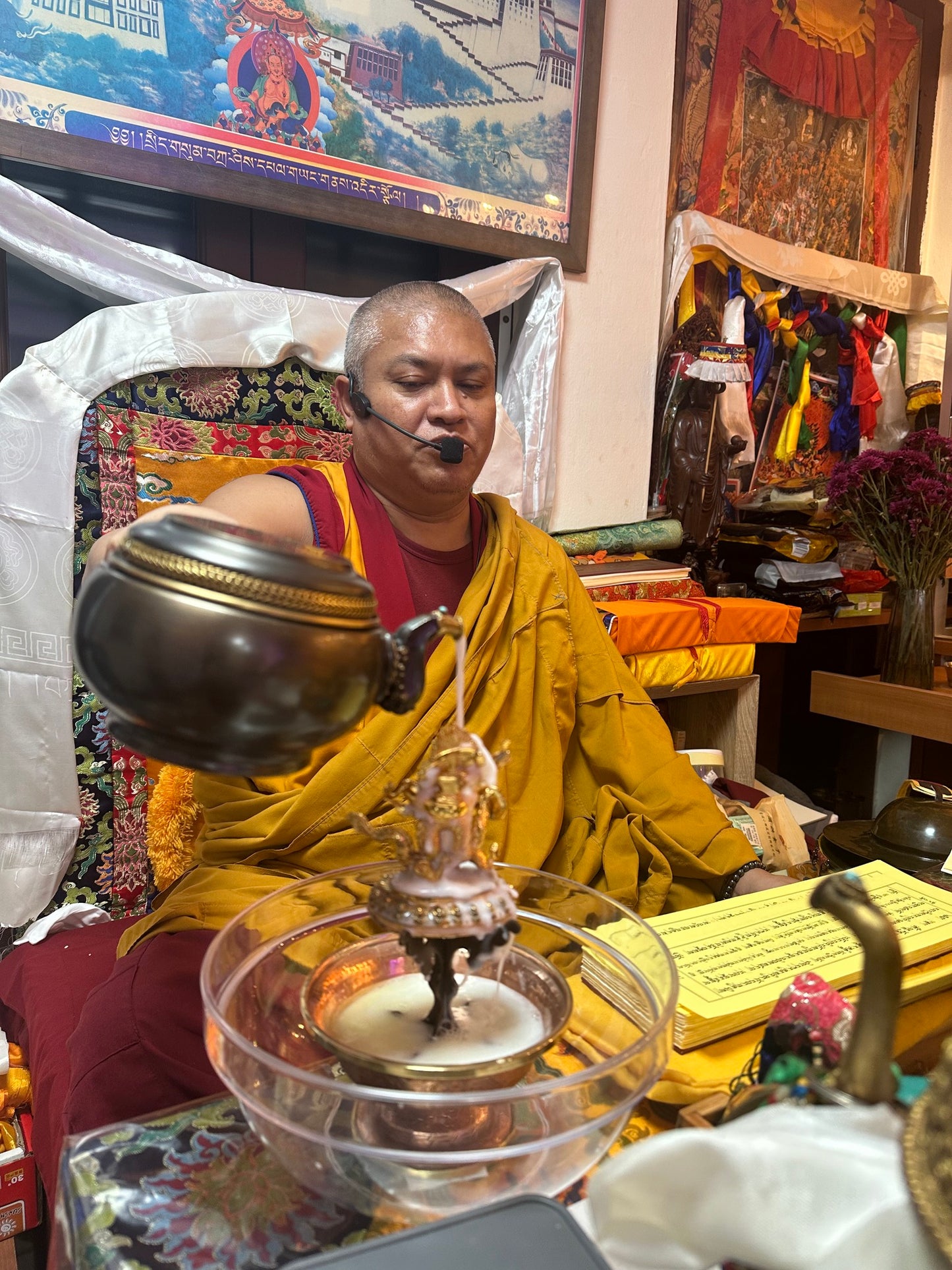Mahakala Wealth Vase Puja