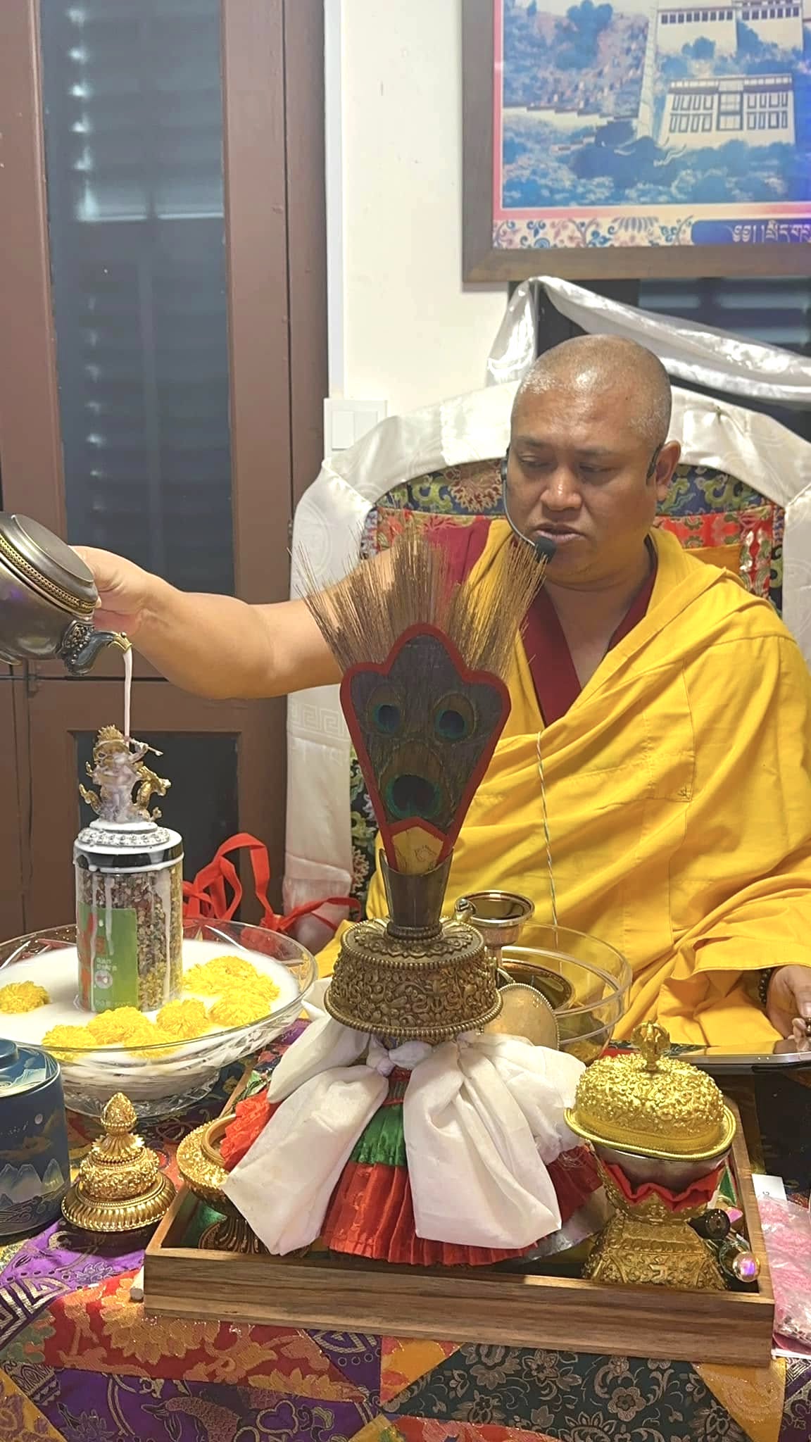 Extensive Wealth Deities Puja: Namse, Zambala (Water Offering), Wealth Hooking, Norgyunma, and Norlha