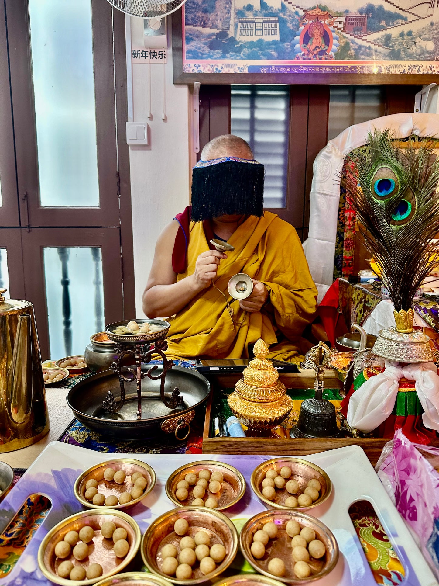 Lenchak Karmic Debt, 4 Element Torma & Protector Offering Puja