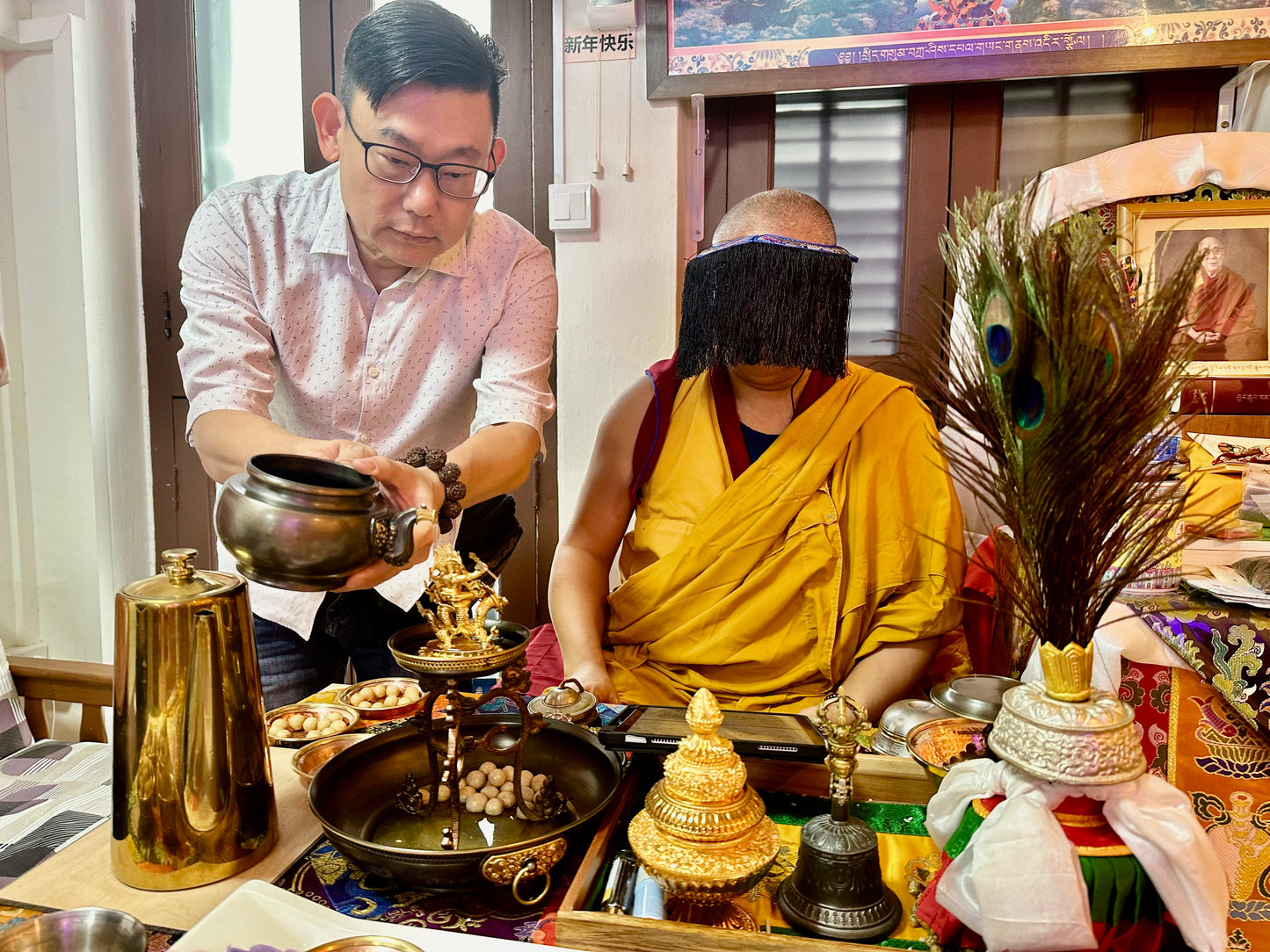 Lenchak Karmic Debt, 4 Element Torma & Protector Offering Puja