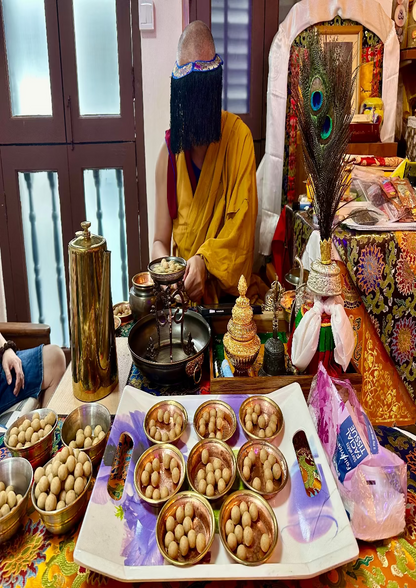 Lenchak karmic debt purification puja at Tashi Gephelling Buddhist Centre