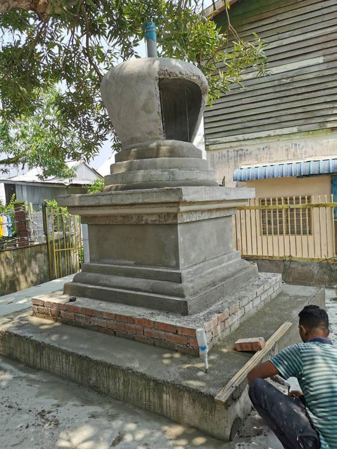 Construction of Namgyalma Stupa