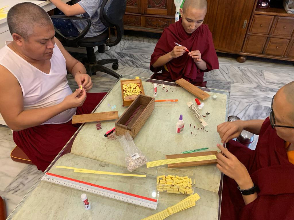 Construction of Namgyalma Stupa